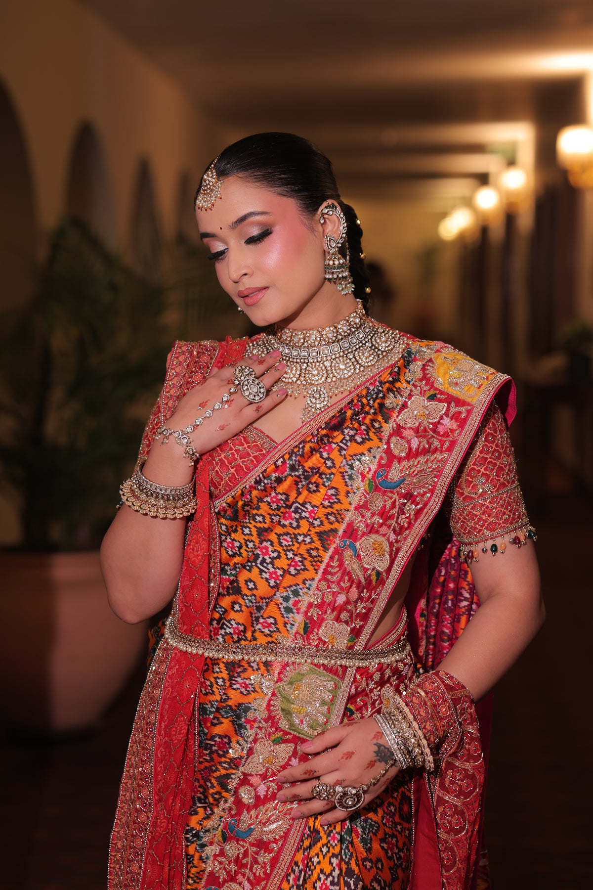 Rangrez Rajvanshi Royale Pure Ikkat Saree