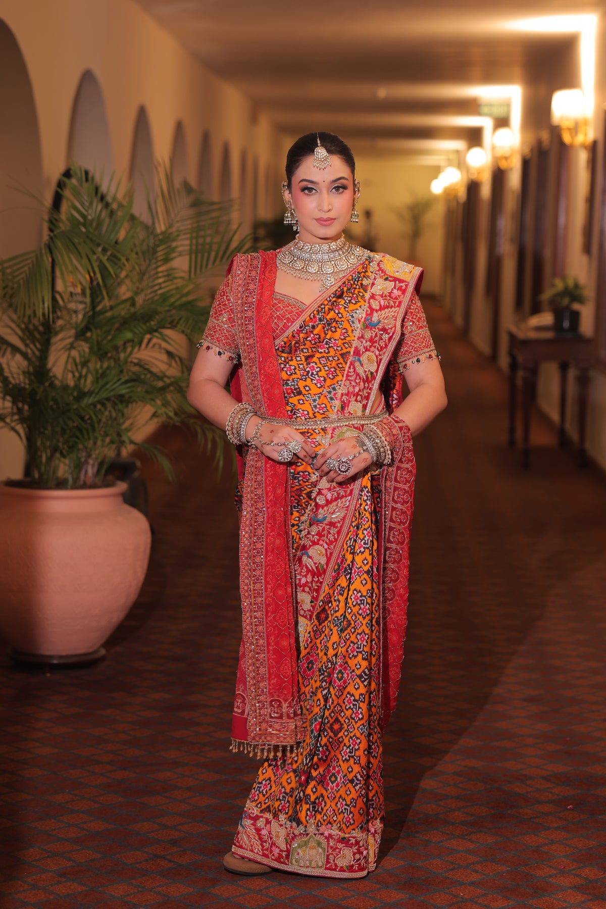 Rangrez Rajvanshi Royale Pure Ikkat Saree