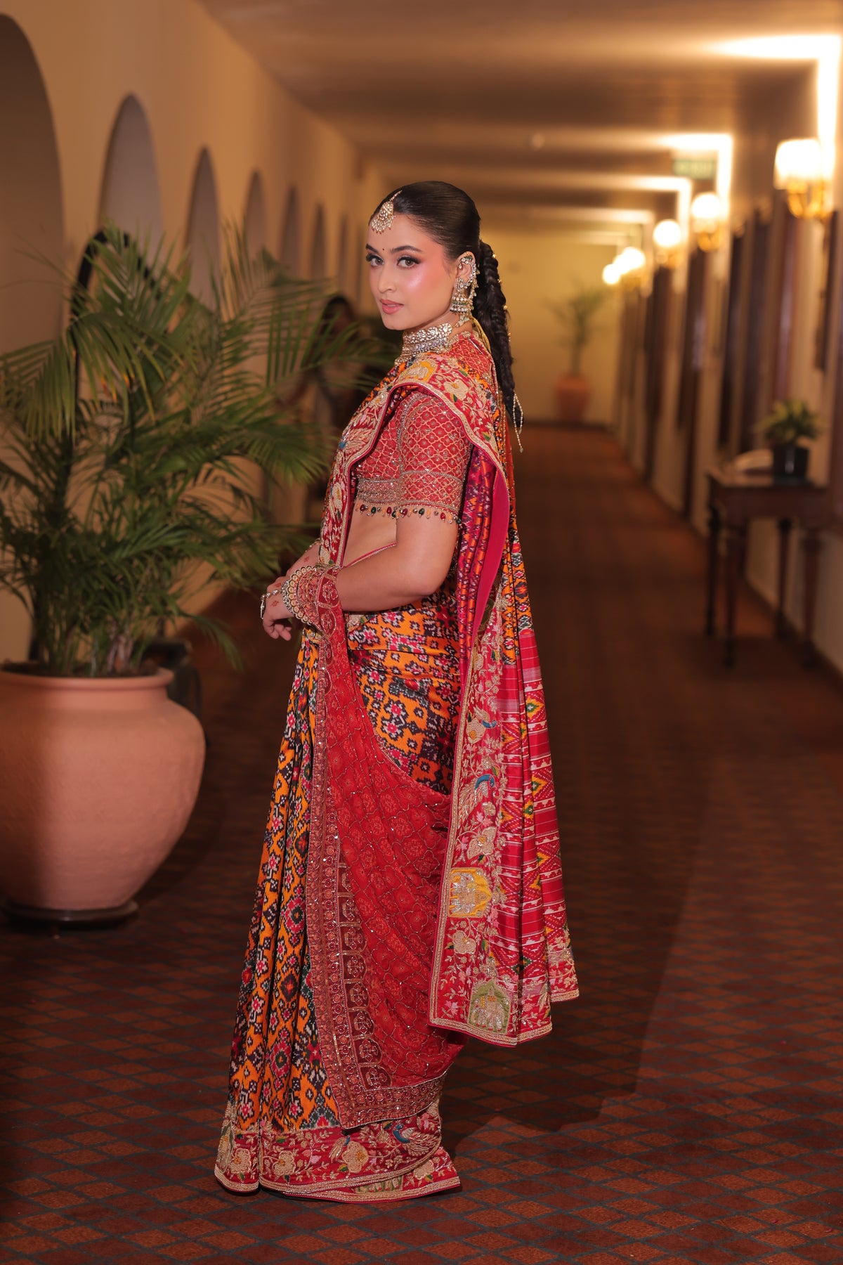 Rangrez Rajvanshi Royale Pure Ikkat Saree
