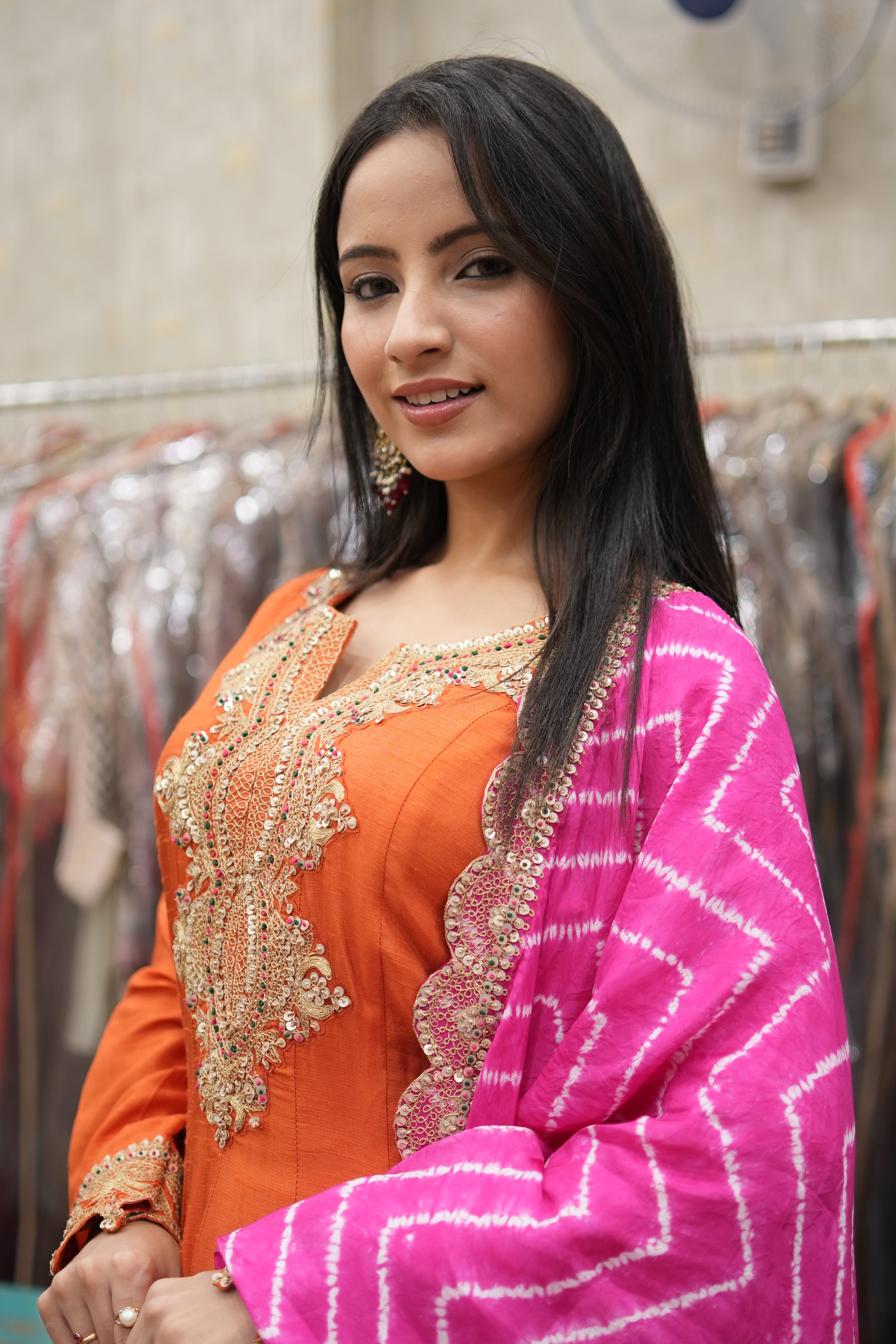 Gulnaar Embroidered Kurta Sharara Set