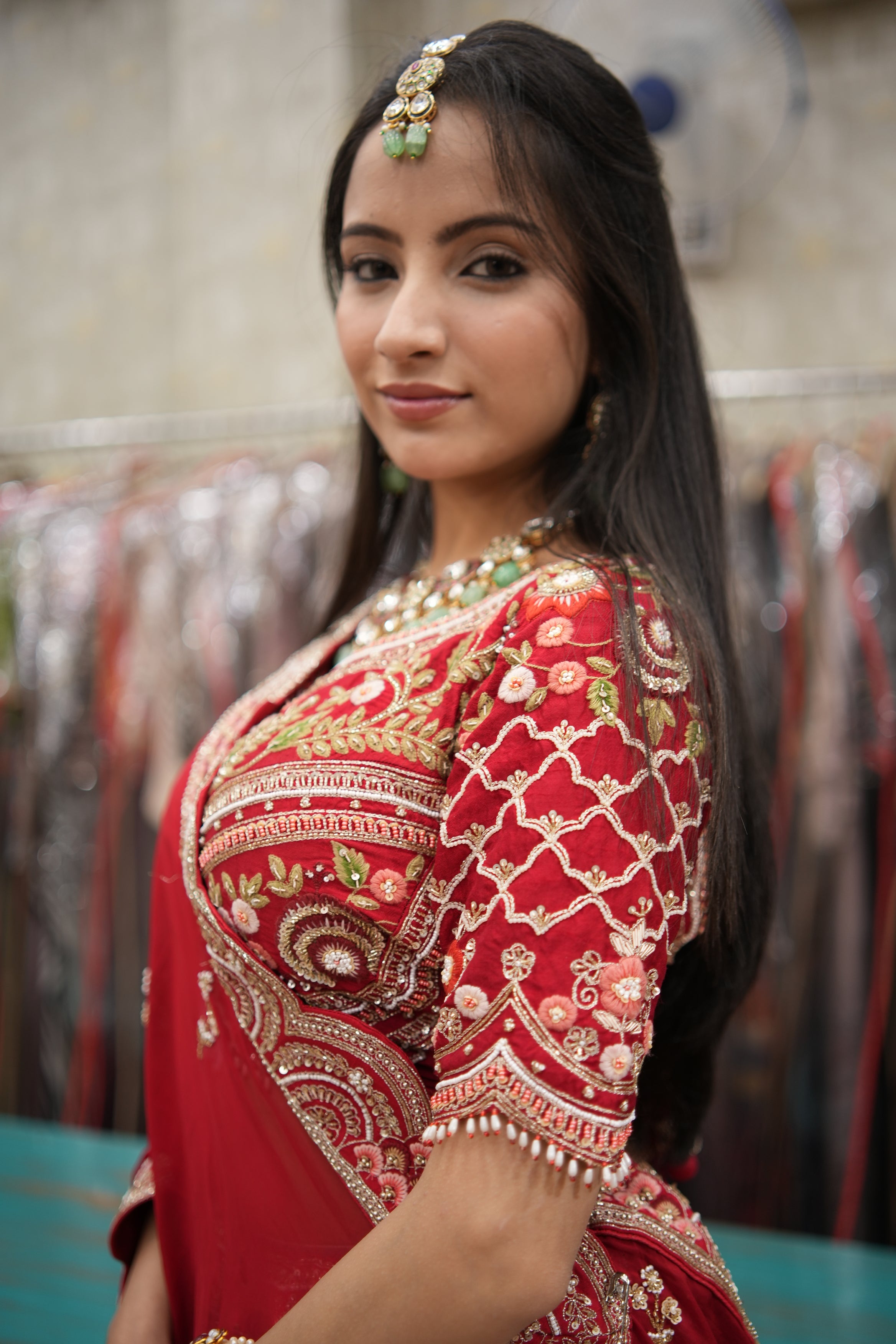 Scarlet Heritage Bridal Lehenga Set