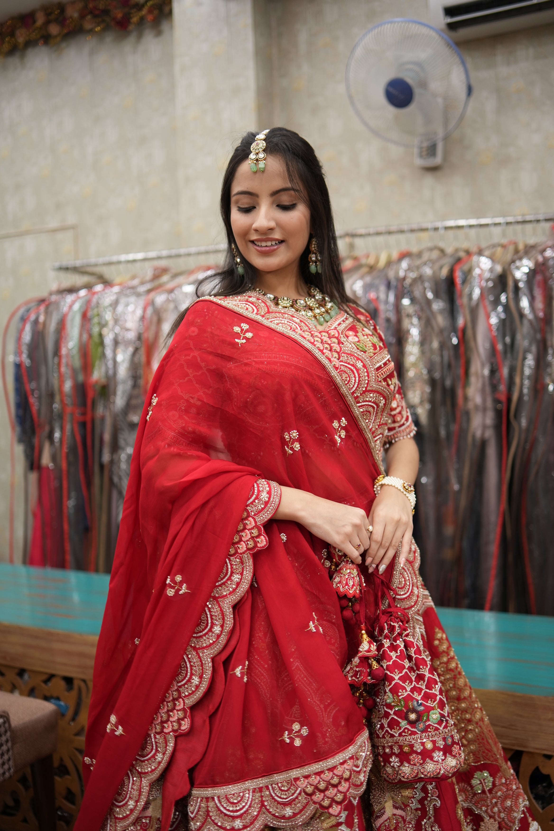 Scarlet Heritage Bridal Lehenga Set