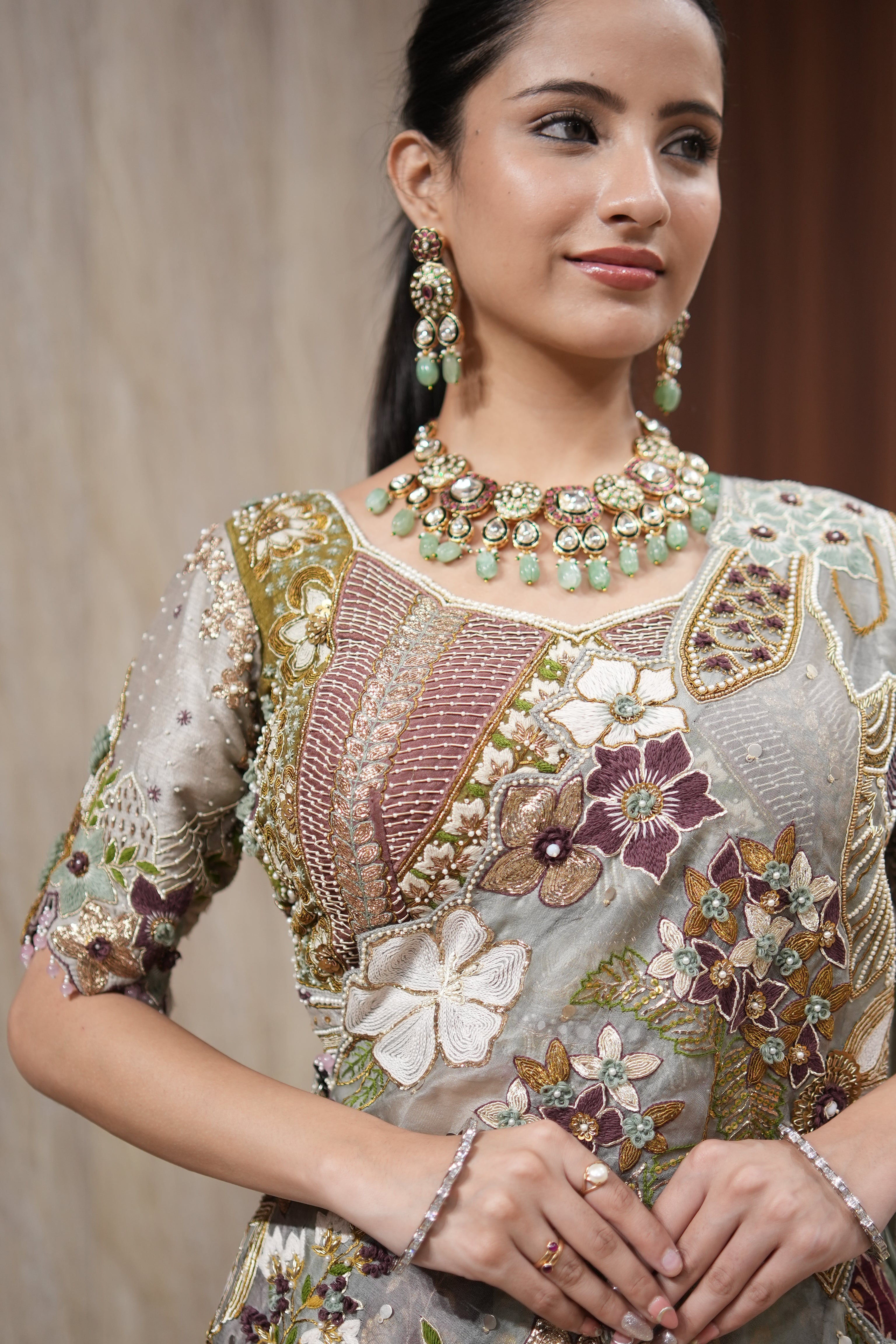 Gulnaar Banarasi Lehenga Set