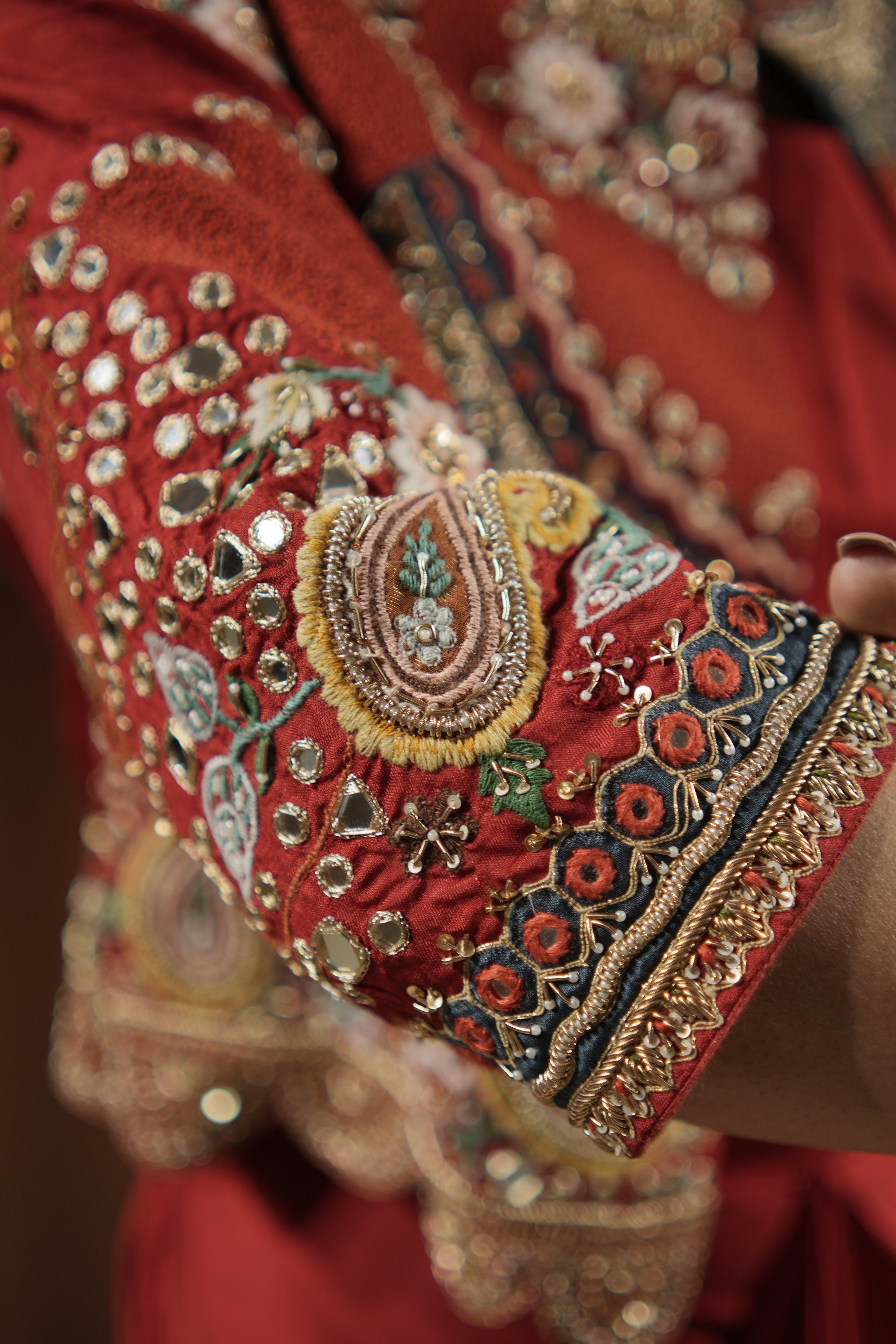 Crimson Heritage Indo-Western Set