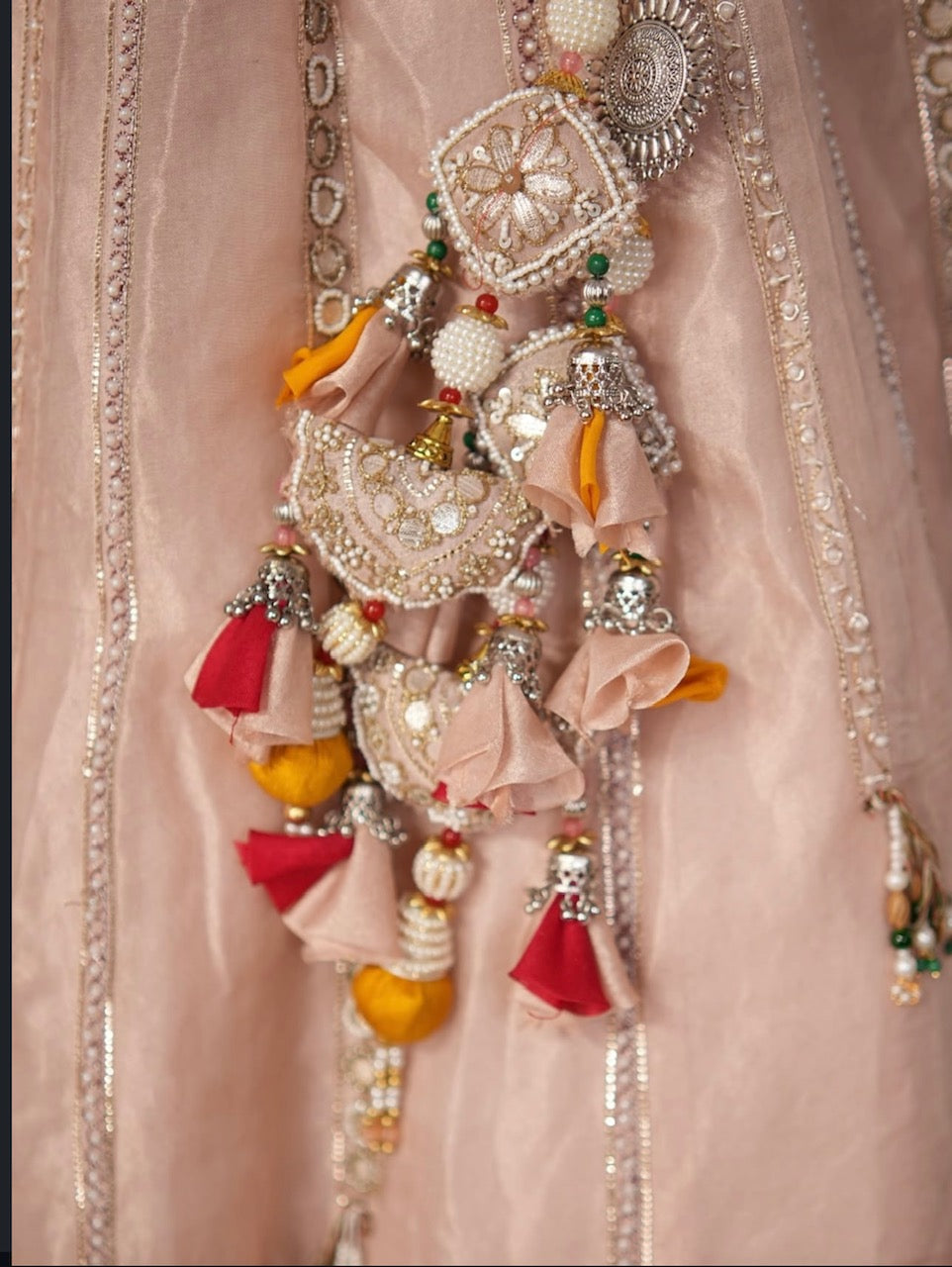Gulnaar Pichwai Hand-Embroidered Lehenga Set