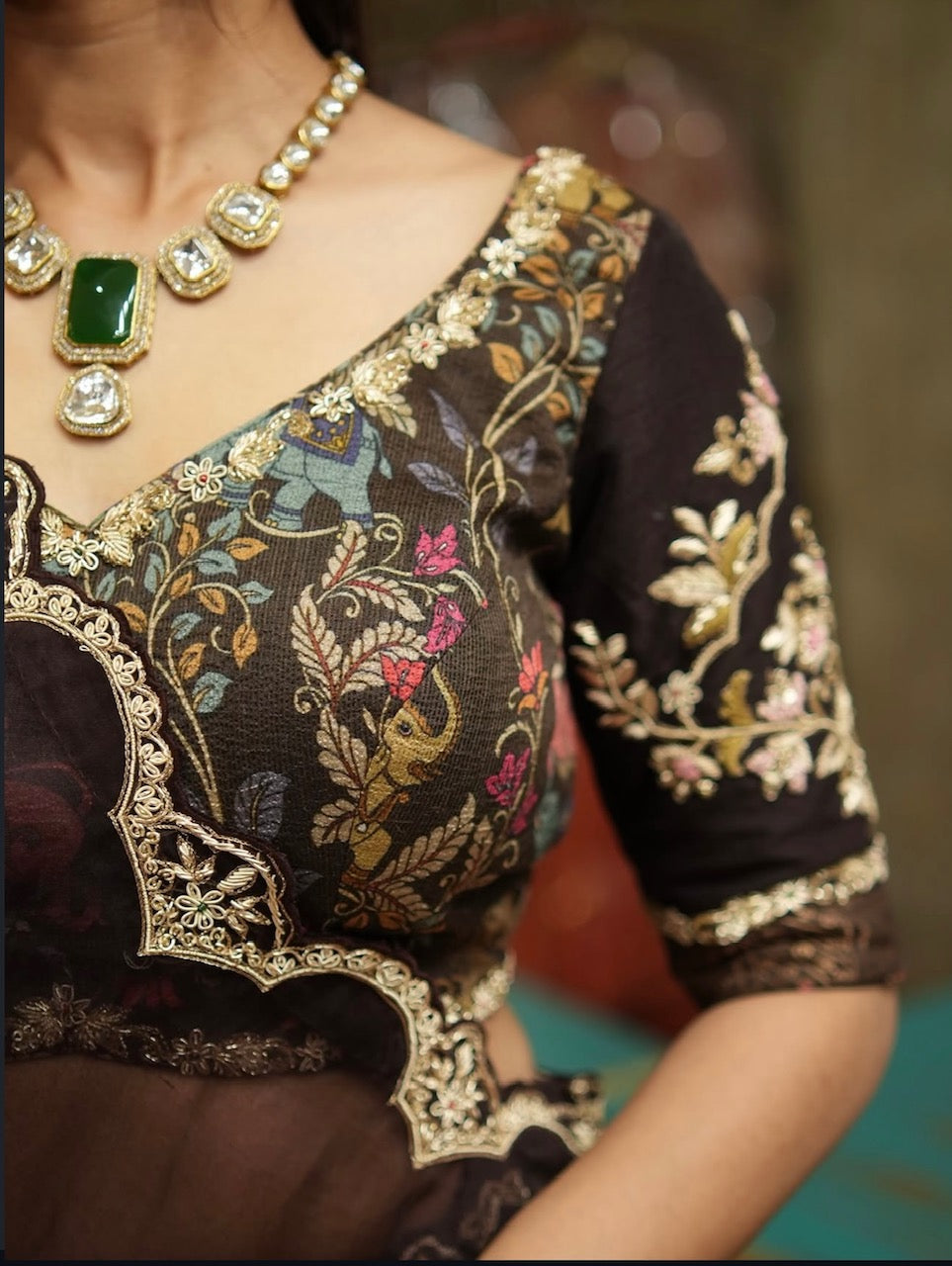 Midnight Heritage Lehenga Set